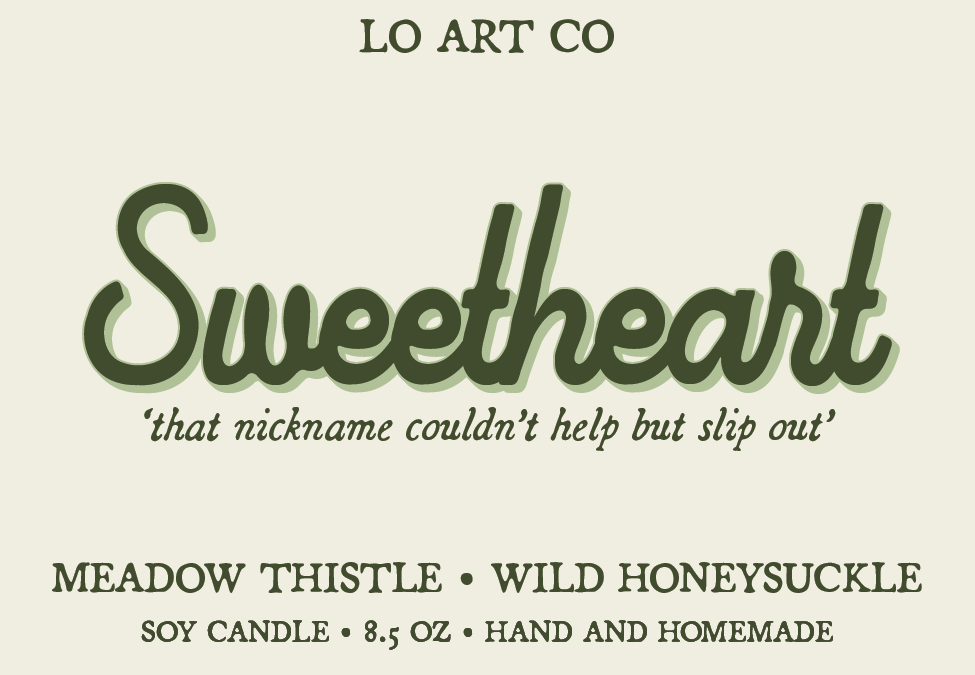 Sweetheart Soy Candle