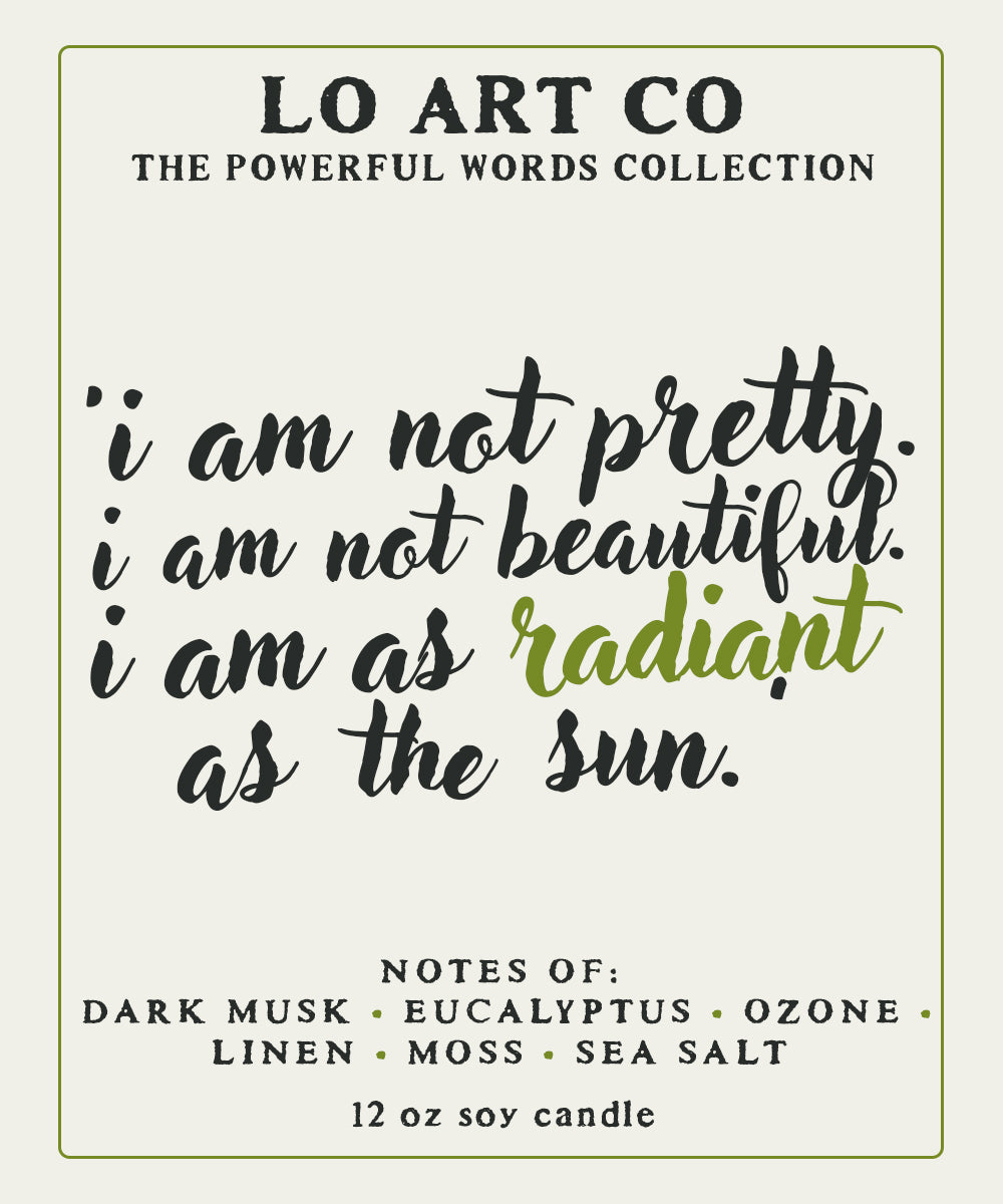 Radiant as the Sun Soy Candle