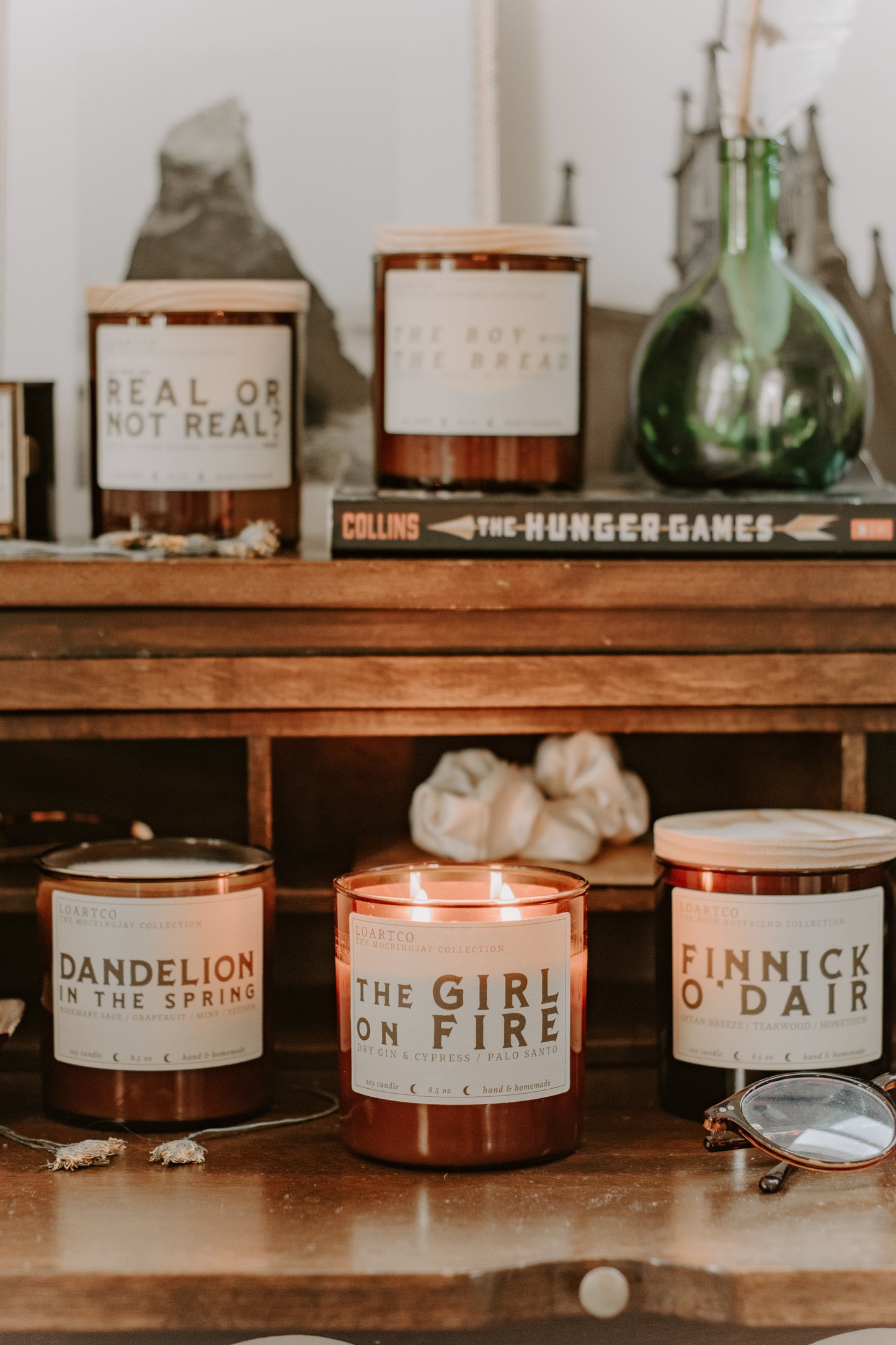 the Girl on Fire Soy Candle
