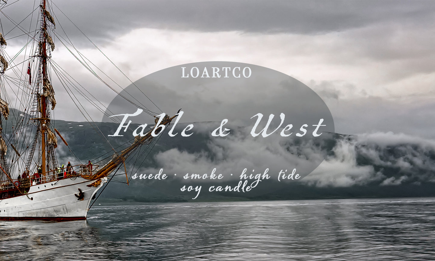 Fable and West Soy Candle