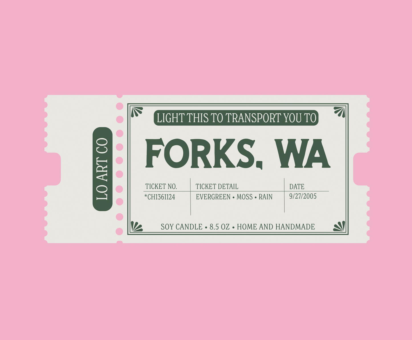 Forks Soy Candle