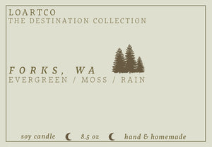 Forks, WA Soy Candle