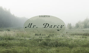 Mr. Darcy Candle