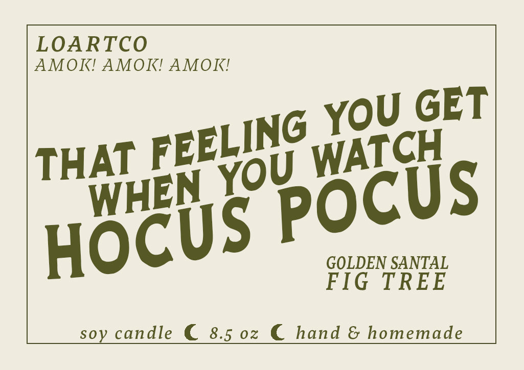 Hocus Pocus Soy Candle